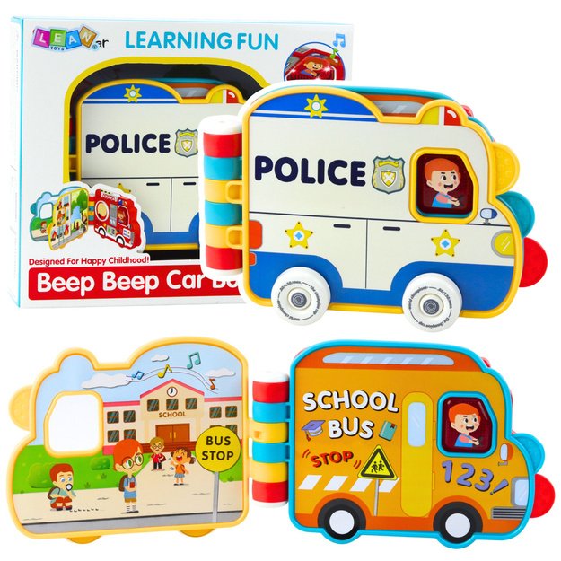 Interactive Educational Book Vehicles Lights Sounds Moving Elements