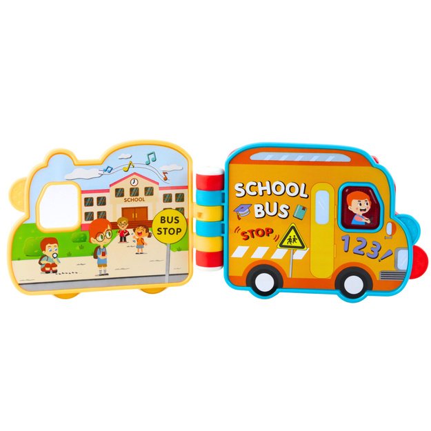 Interactive Educational Book Vehicles Lights Sounds Moving Elements 3