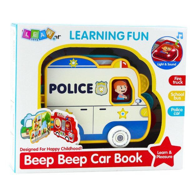 Interactive Educational Book Vehicles Lights Sounds Moving Elements 6