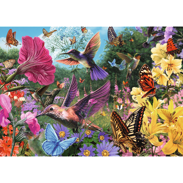 Puzzle - 1000 Premium Plus - Tea Time: Bird Garden Trefl 10806