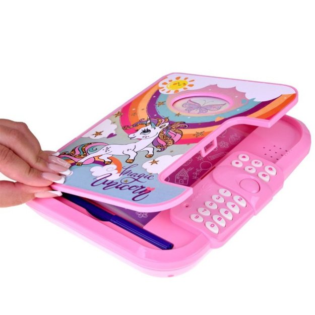 Diary Notebook Code Unicorn Voice Recording Quiz Melodies Pink 2