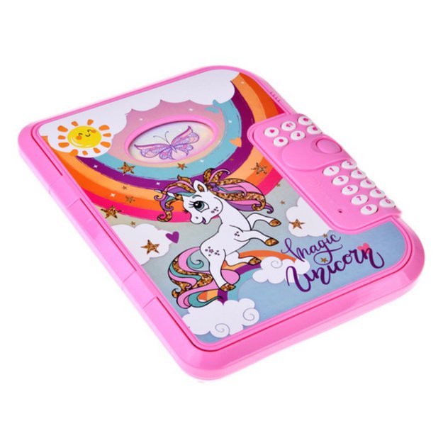 Diary Notebook Code Unicorn Voice Recording Quiz Melodies Pink 4