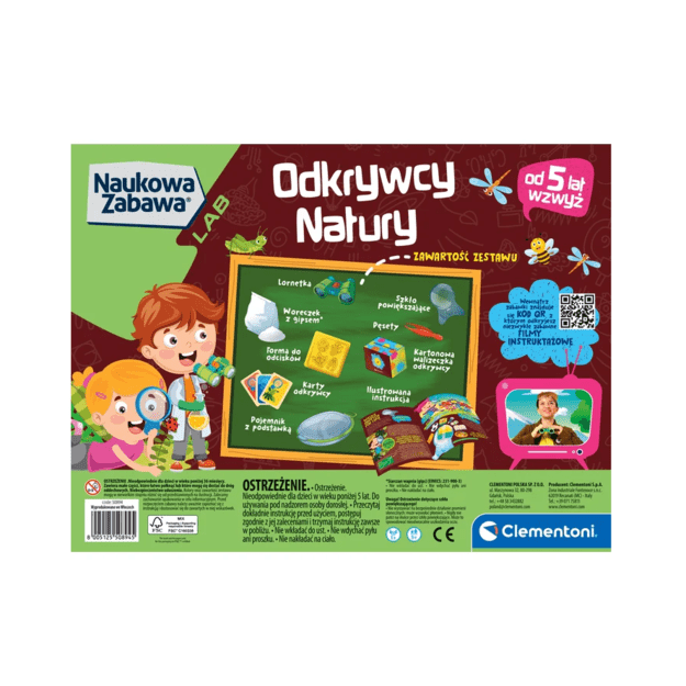 Scientific Fun Nature Explorers Nature Binoculars Polish Language Clementoni 50894 4