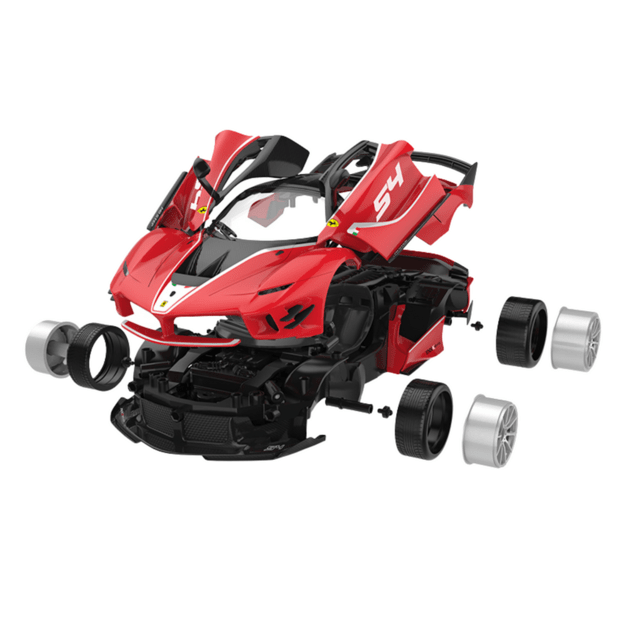 Auto Rastar Building Blocks 1:18 Ferrari FXXK EVO Red 88 Pieces