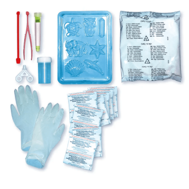 Science & Play Fluorescent Crystals Set Polish Language Clementoni 60584 2