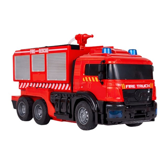 Firefighter Robot Car 2 in 1 Remote Controlled RC Lights Sounds Water 3
