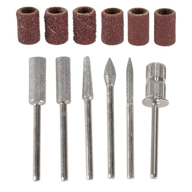 Nagų frezavimo ma&scaron;ina elektrinė 65W manikiūras pedikiūras 6 patarimai pjaustytuvai 10