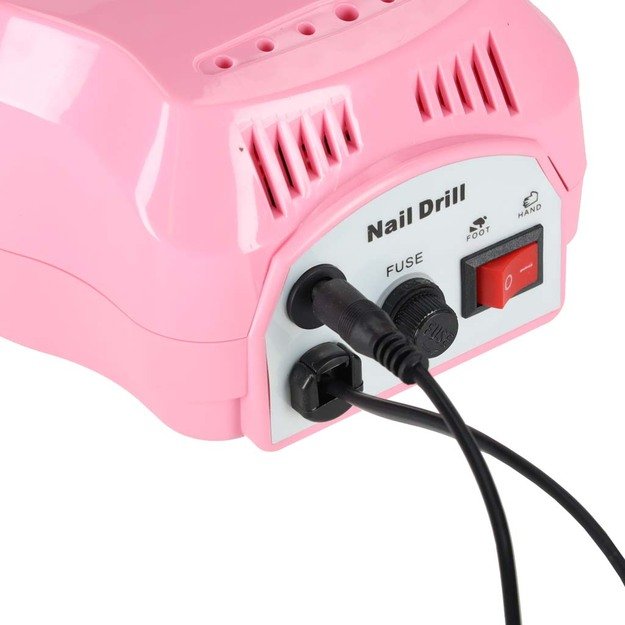 Nagų frezavimo ma&scaron;ina elektrinė 65W manikiūras pedikiūras 6 patarimai pjaustytuvai 7