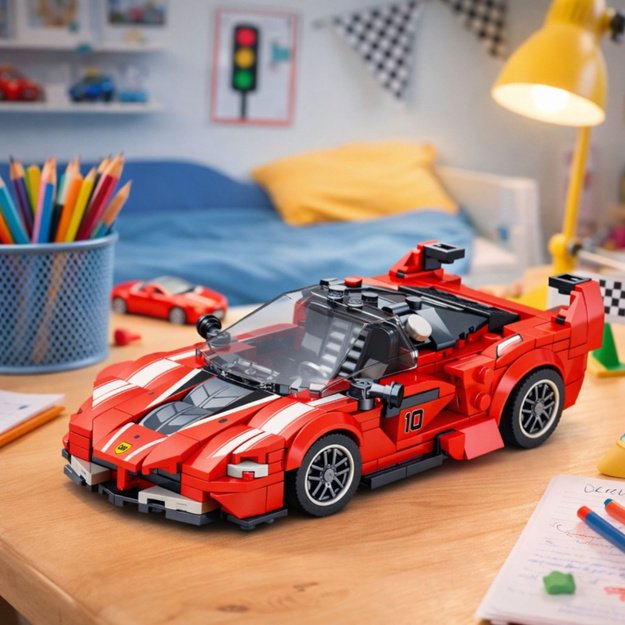 Building Blocks FXX-K Race Car Red 360 pcs. 3