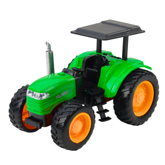 RC Green Remote Controlled Farm Tractor With Trailer 2