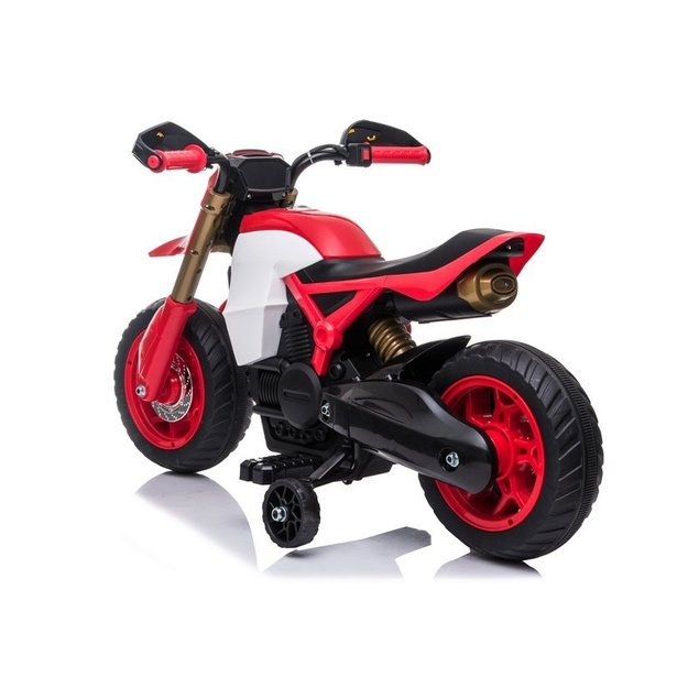 AKUMULIATORINIS VAIKIŠKAS MOTOCIKLAS, raudonas 2