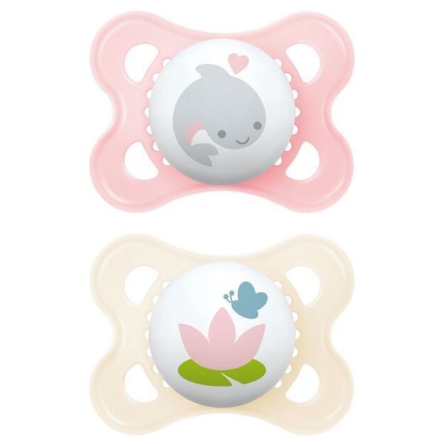0677 ORIGINAL pacifier 2-6 SEALIFE GIRL