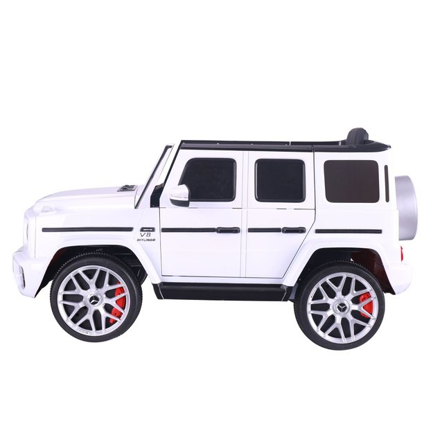 Battery Operated Car S306-1 White Mercedes G63 7