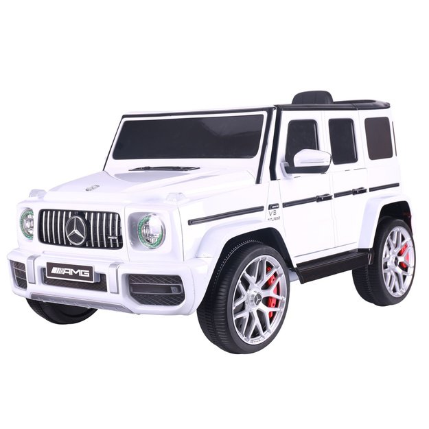 Battery Operated Car S306-1 White Mercedes G63 1