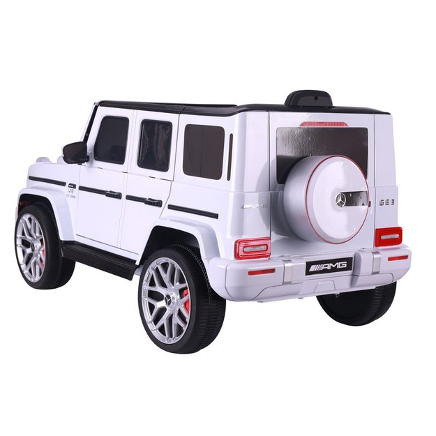 Battery Operated Car S306-1 White Mercedes G63 5