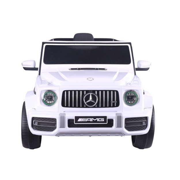 Battery Operated Car S306-1 White Mercedes G63 2