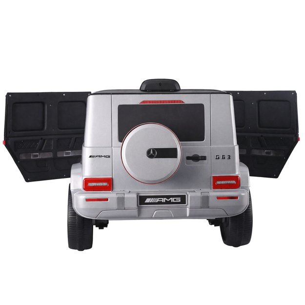 Battery Operated Car S306-1 Silver Mercedes G63 5