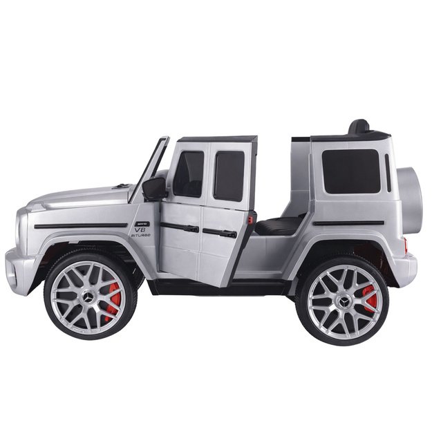 Battery Operated Car S306-1 Silver Mercedes G63 6