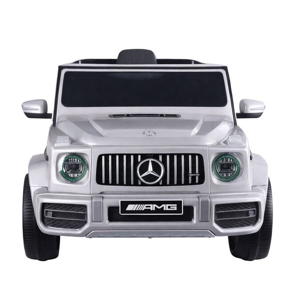 Battery Operated Car S306-1 Silver Mercedes G63 1