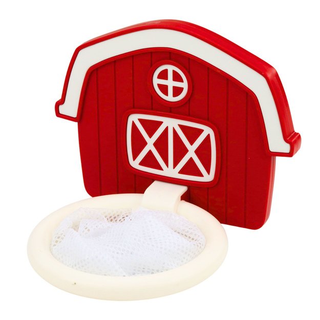 Vonios žaislai, augintiniai, ūkis, čiuožykla, krepšeliai, sietelis, 10 vnt. 4