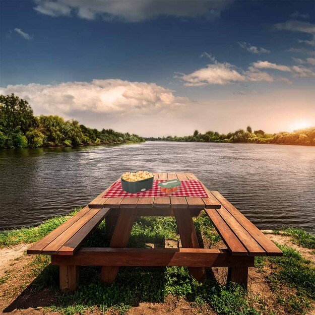 Pietų dėžutės termosas su maisto pa&scaron;ildytuvu 2