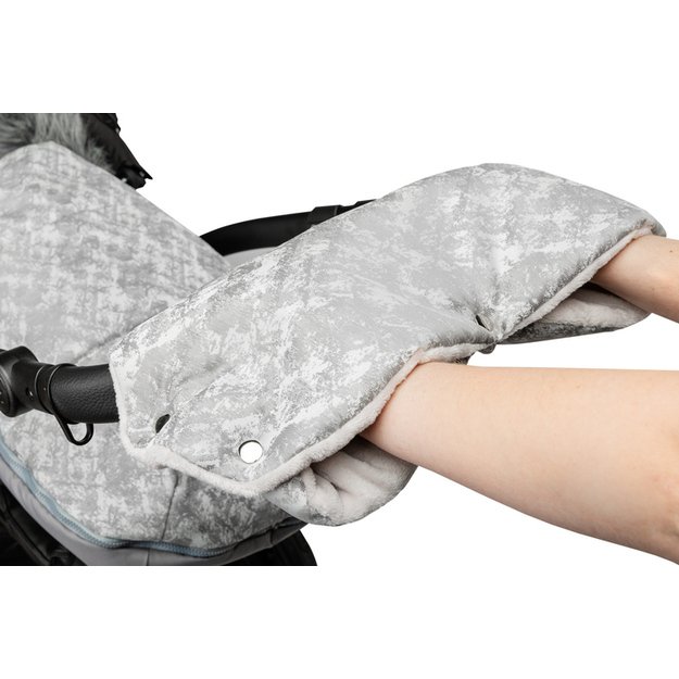 Vaikiško vežimėlio muliažas – šviesiai pilkas 1