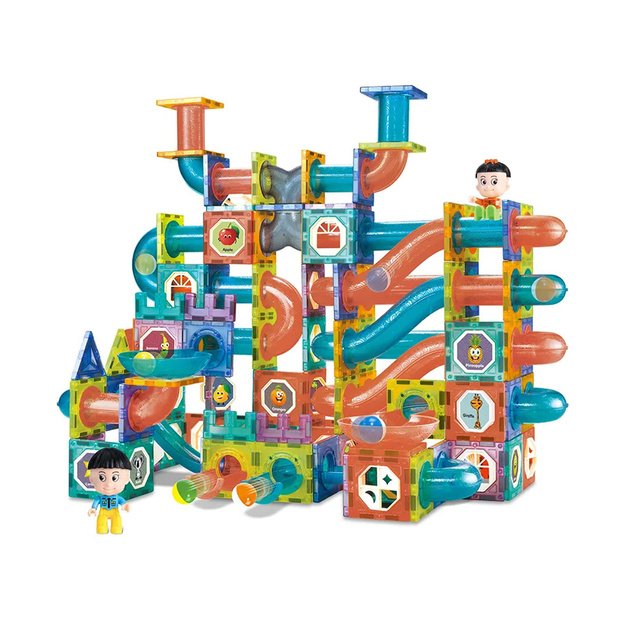 Glowing Slide For Balls Magnetic Blocks 292 Elements 1