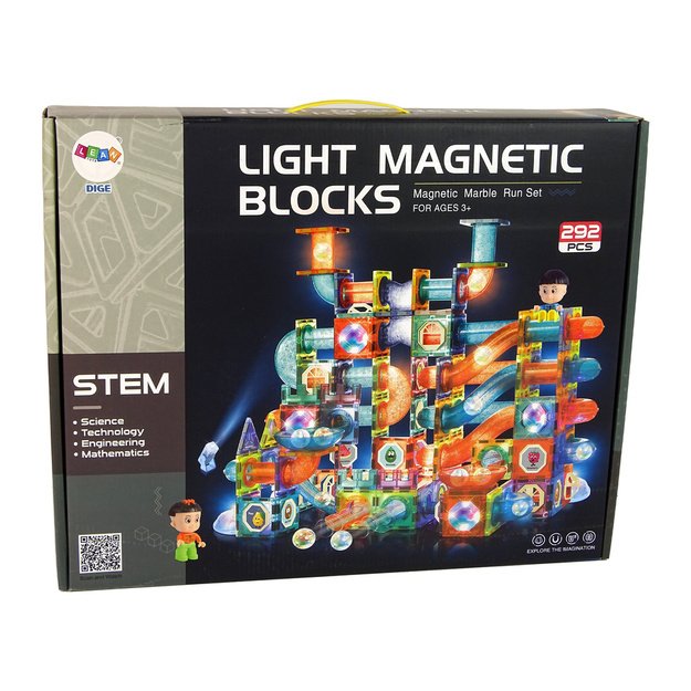 Glowing Slide For Balls Magnetic Blocks 292 Elements 3