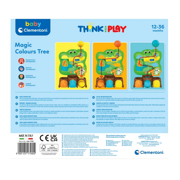 Logical Toy – Magic Colorful Tree with Balls Clementoni 17580 5