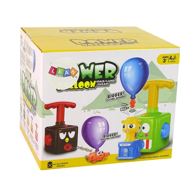 Balloon Launcher Cars Aerodynamic Car 6