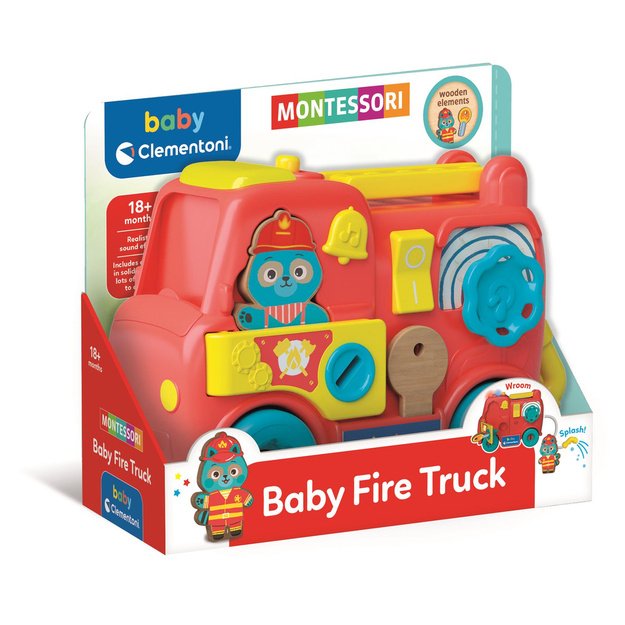 Montessori Fire Truck Wooden Elements &ndash; Clementoni 17595 2