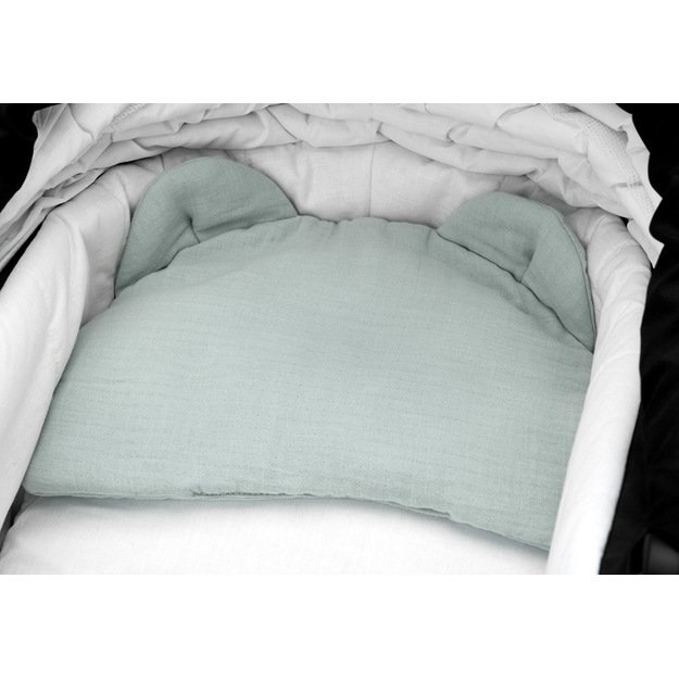 Muslino pagalvėlė vežimėliui – grafitas 3