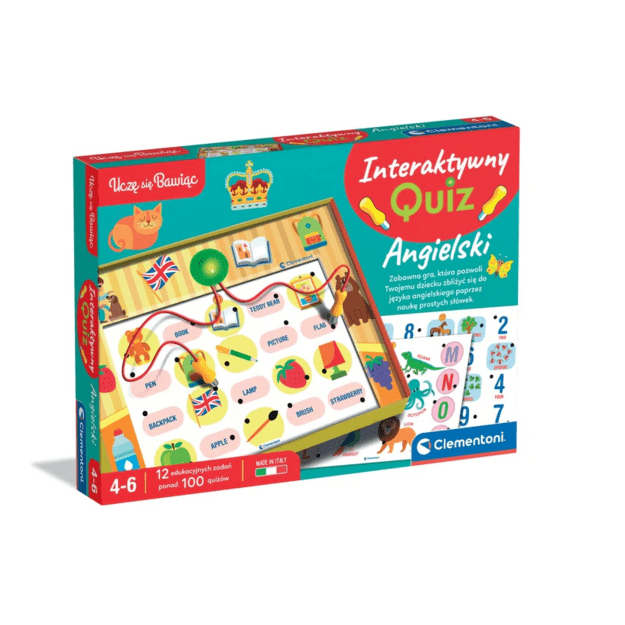 Educational Game Interactive Quiz English Language Polish Language Clementoni 50943 3