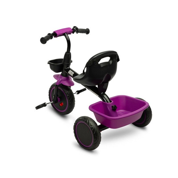 TRIRATIS LOKOMOTYVAS VIOLETINĖS SPALVOS