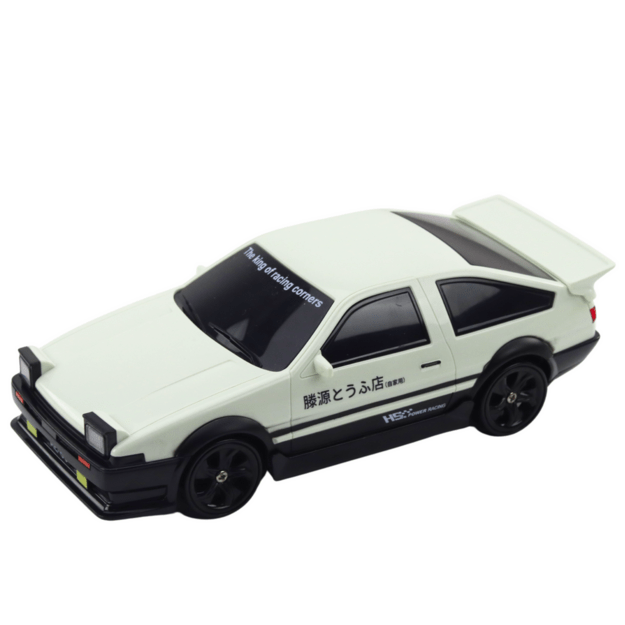 Driftas Sportinis automobilis Keičiami ratai Nuotoliniu būdu valdomas RC 4WD Baltas 1