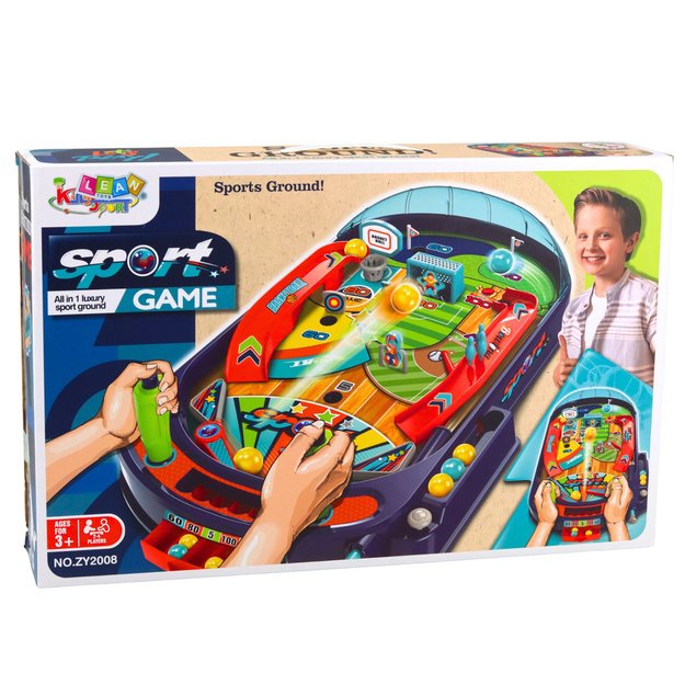 STALO ŽAIDIMAS VAIKAMS „FLIPPER“, ŠEIMOS PRAMOGOS, 12 KAMUOLIUKŲ 4