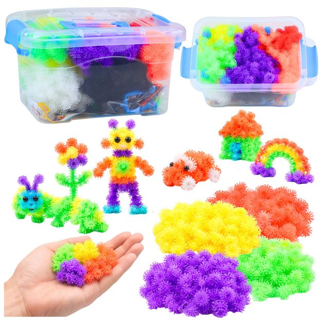 Creative DIY Set Velcro Construction Educational Blocks 836 pcs.