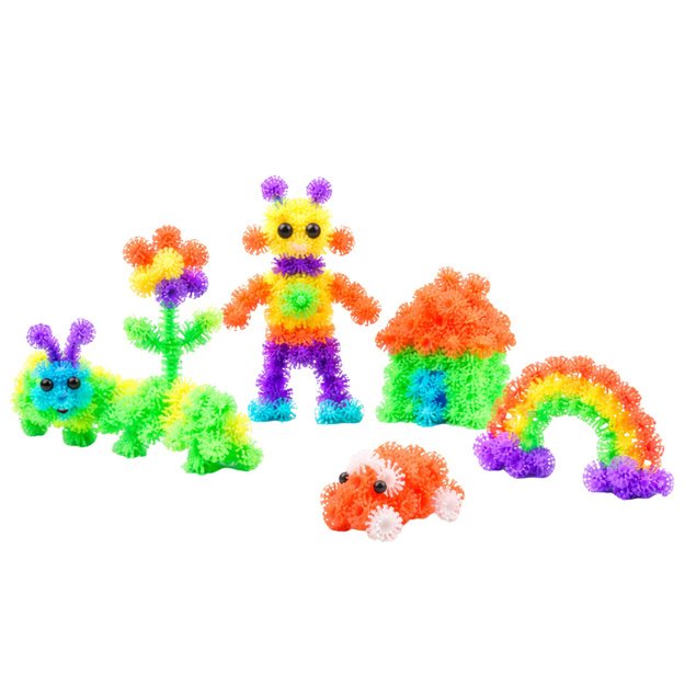 Creative DIY Set Velcro Construction Educational Blocks 836 pcs. 1