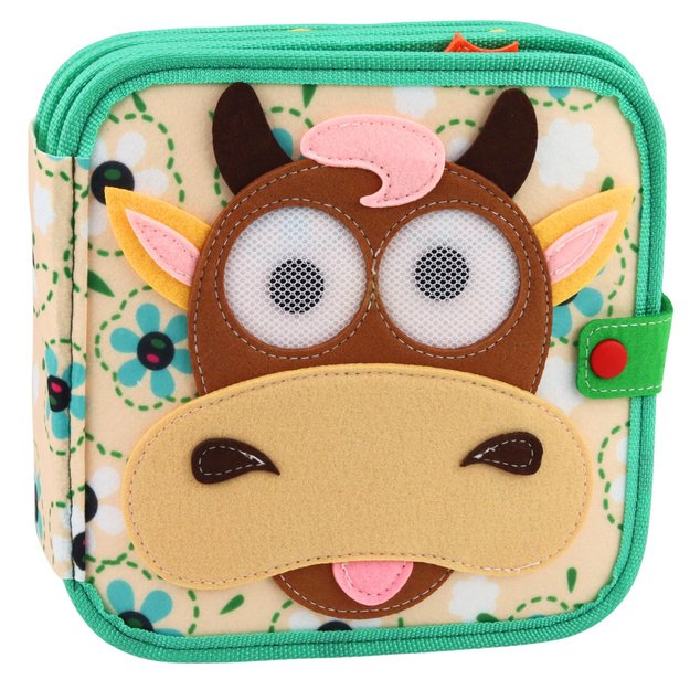 3D Felt Sensory Educational Book - Domestic Animals - Cow 4