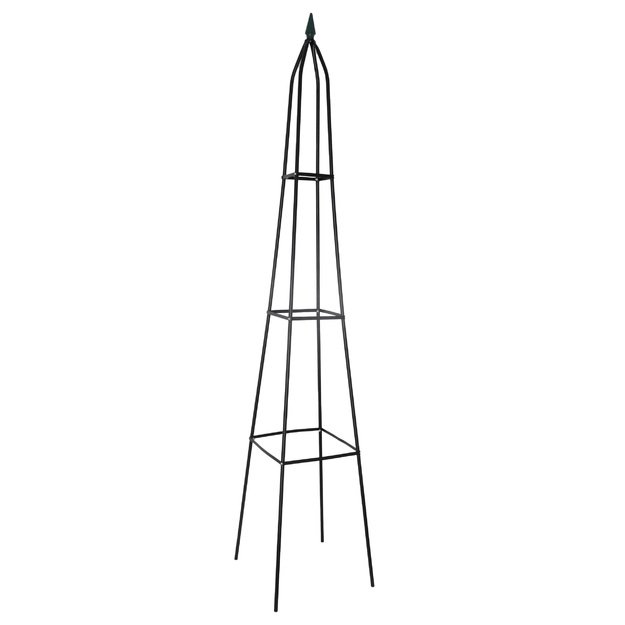 LUARO sodo pavėsinė gėlių stovas laipiojančioms rožėms metalinė piramidė 1