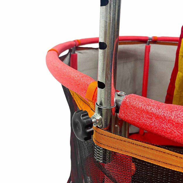 Vaikų batutas sodo kamuolio tinklas krep&scaron;inio kamuolys 155cm raudonas 2