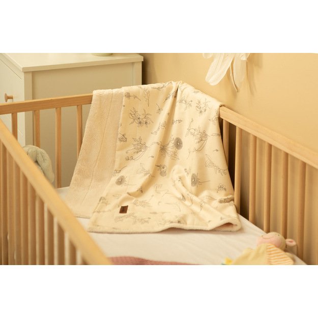 ECO antklodė 80x100 FLOWERS PLUSH 2