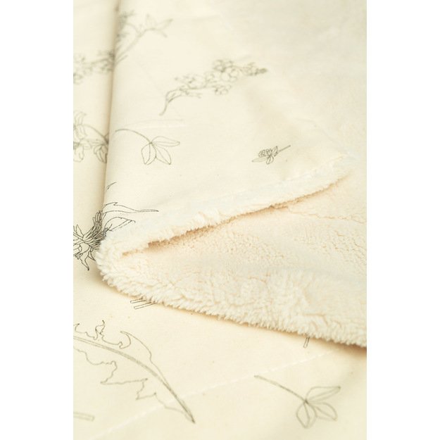 ECO antklodė 80x100 FLOWERS PLUSH 4