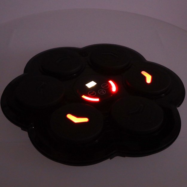 Boksininkų skydas sieninis treniruoklis muzika LED USB pir&scaron;tinės 10