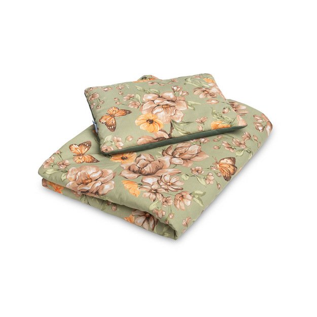 AKSOMINIS LOVELĖS KOMPLEKTAS KVADRATINIS ŽALIAS