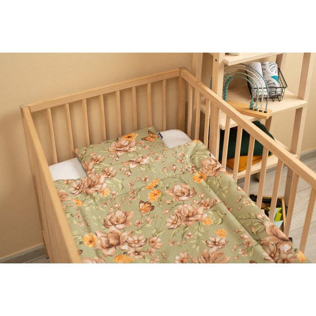 AKSOMINIS LOVELĖS KOMPLEKTAS KVADRATINIS ŽALIAS 3