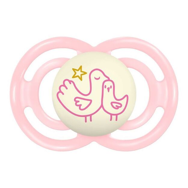 0981 PERFECT NIGHT pacifier 6+ PLANET LOVE GIRL