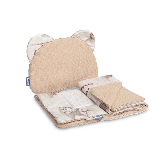 MUSLINO VEŽIMĖLIO KOMPLEKTAS - RUDAS POLICININKAS