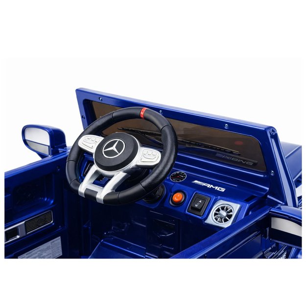 Mercedes AMG G 63 Blue Painted Electric Ride-On Car