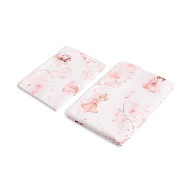 2 DALIŲ PATALYNĖ FĖJOS ROŽINĖ 100X135 CM